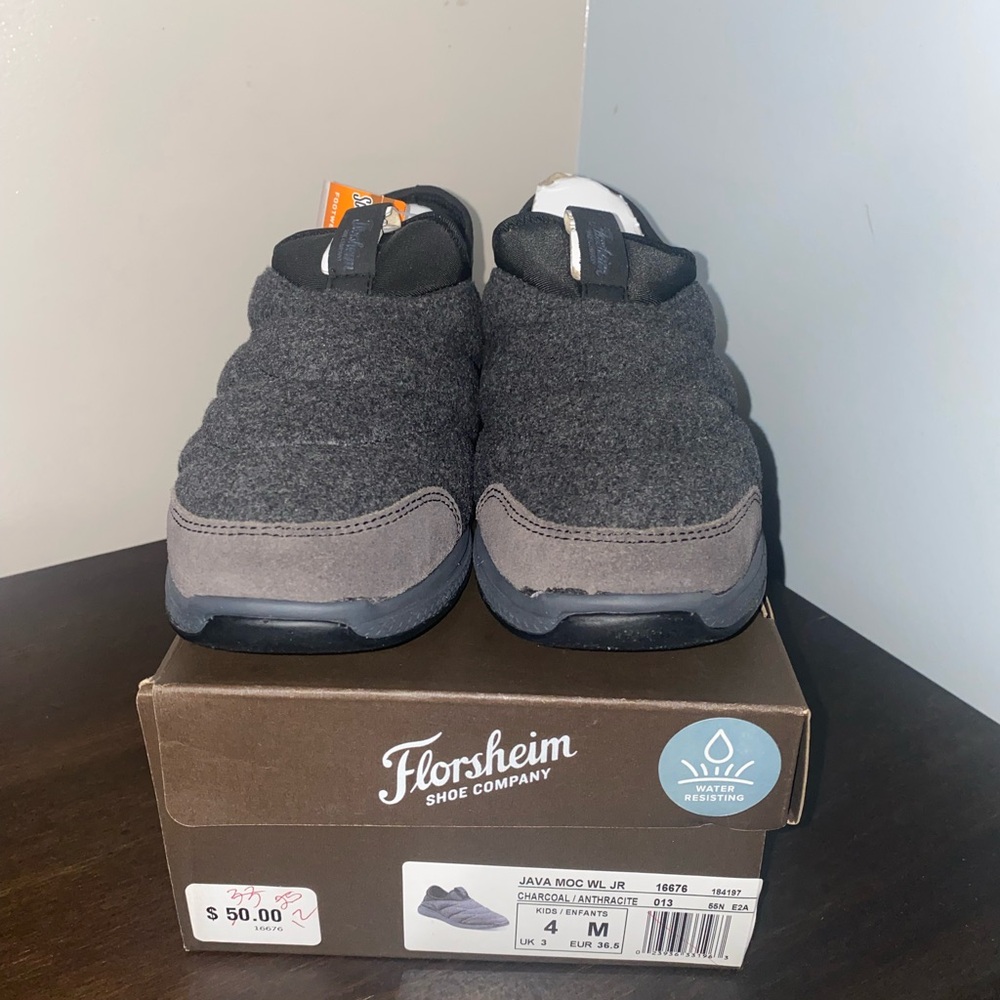 Florsheim Java Moc Shoes - Charcoal